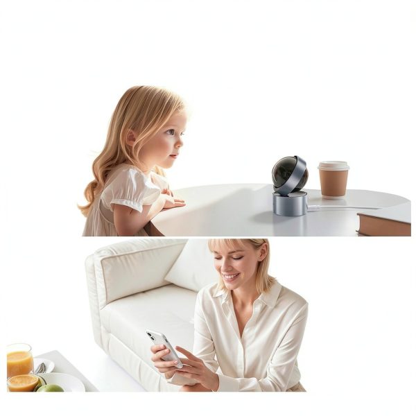 hoco D5 Indoor Security Camera HD Bluetooth App Control-10
