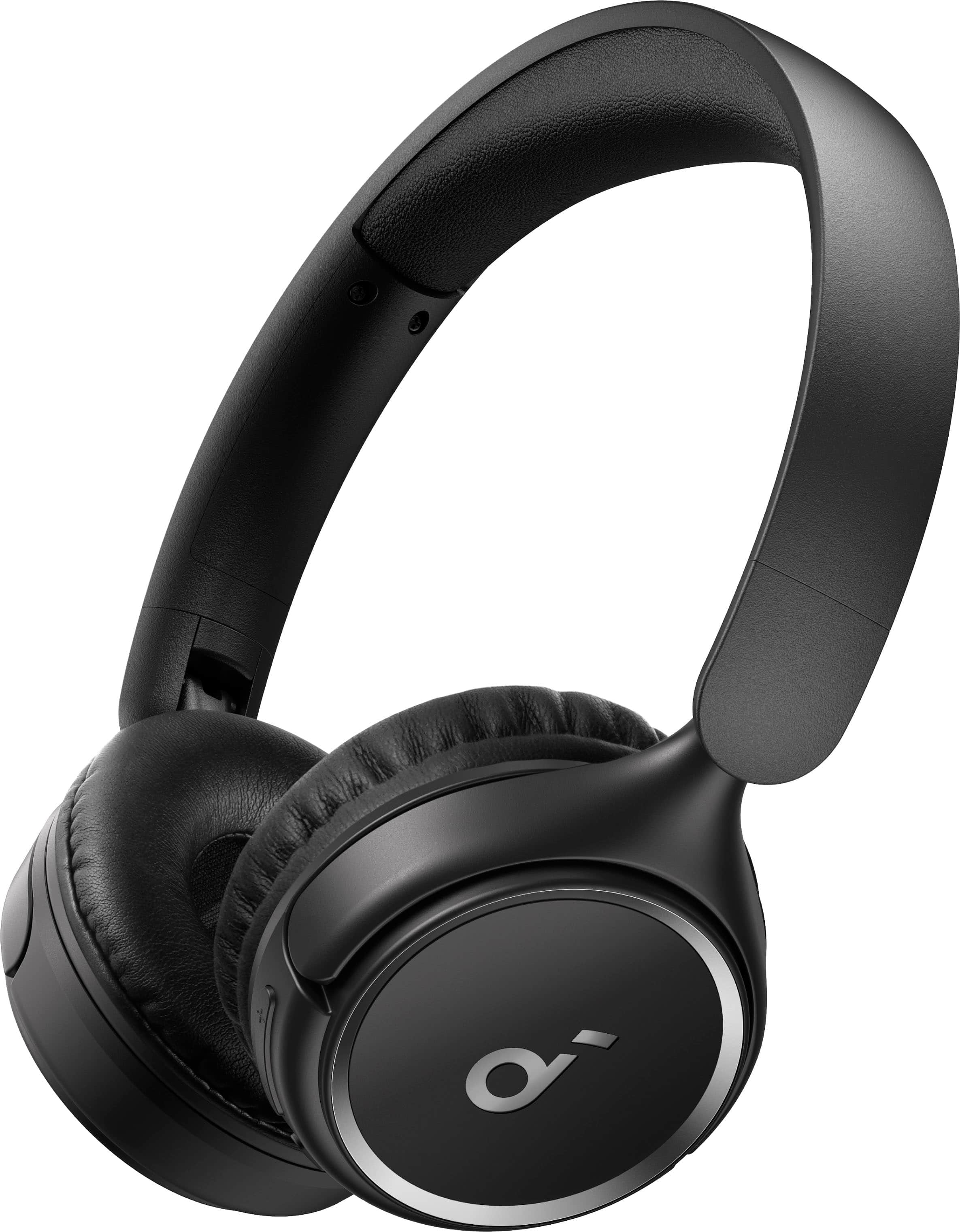 Soundcore H30i headphones displaying sleek black design and comfortable ear cups