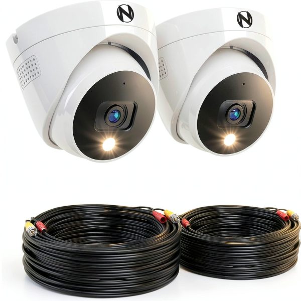 Night Owl 2 Camera Indoor Outdoor Wired 2K Security Dome-2
