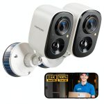 CiNMOORE Smart Indoor WiFi Camera 2 Pack Home Security-0