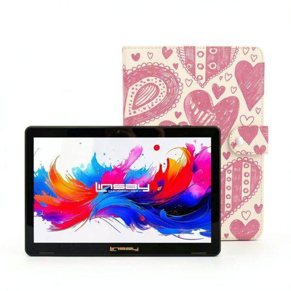 LINSAY 10.1 Inch Android 15 Tablet 256GB SSD Octa Core-0