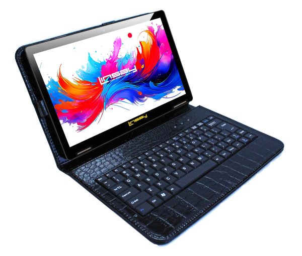 LINSAY 10.1 Octa Core 256GB Android 15 Tablet Black-1