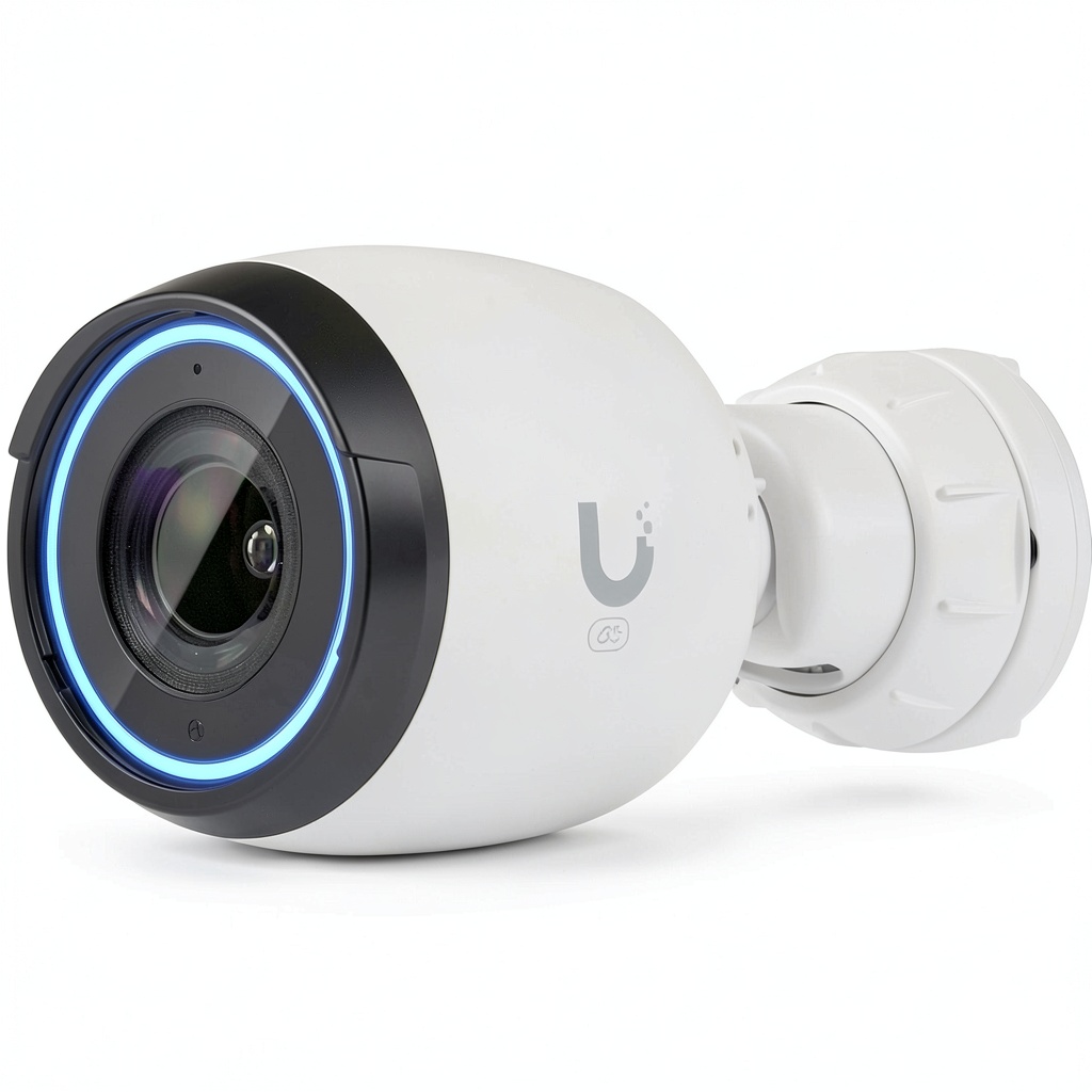Installing Ubiquiti G5 Pro 4K Outdoor Bullet Camera Night Vision on a wooden desk