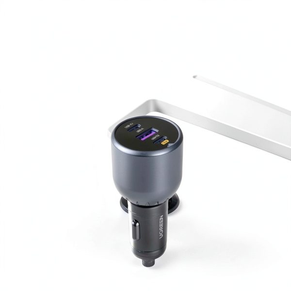 UGREEN 130W Car Charger 3 Port Fast Charging Compact-7
