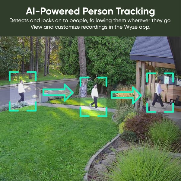 Wyze Solar Cam Pan Outdoor Security Camera AI Tracking-4