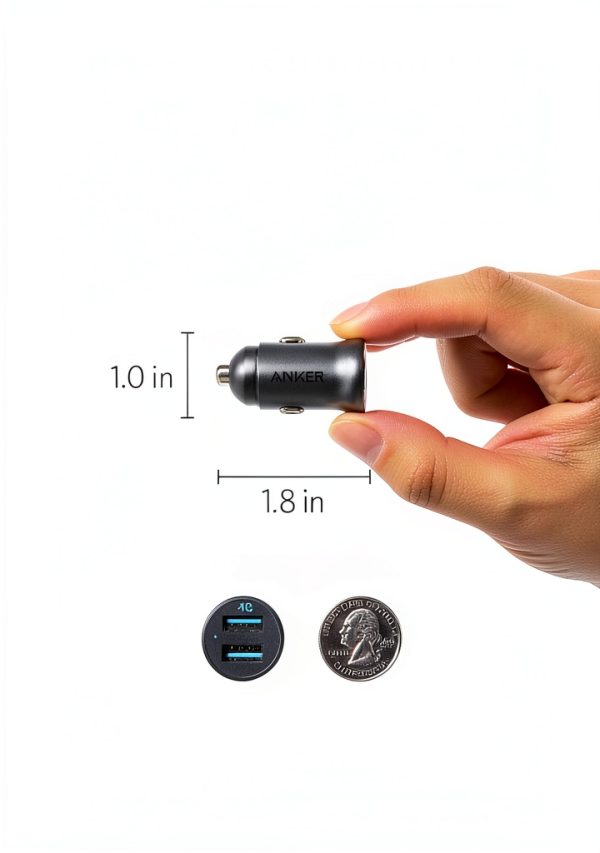Anker Car Charger Dual USB Fast Charging Compact Design-4