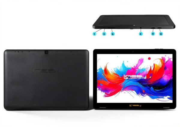 LINSAY 10.1 Inch Android 15 Tablet 256GB SSD Octa Core-4