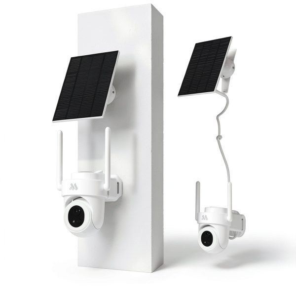 Musthome Solar Outdoor Security Cameras 4K 360 View-6