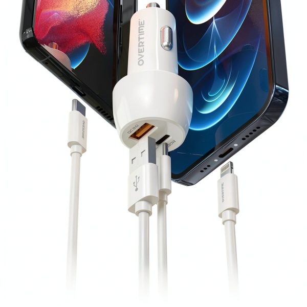 Overtime USB Car Charger Fast Dual Charging Universal-4