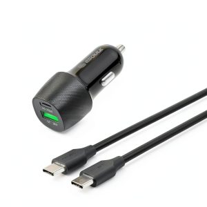 Esoulk 48W Dual Port Car Charger Fast Charging Compact-0