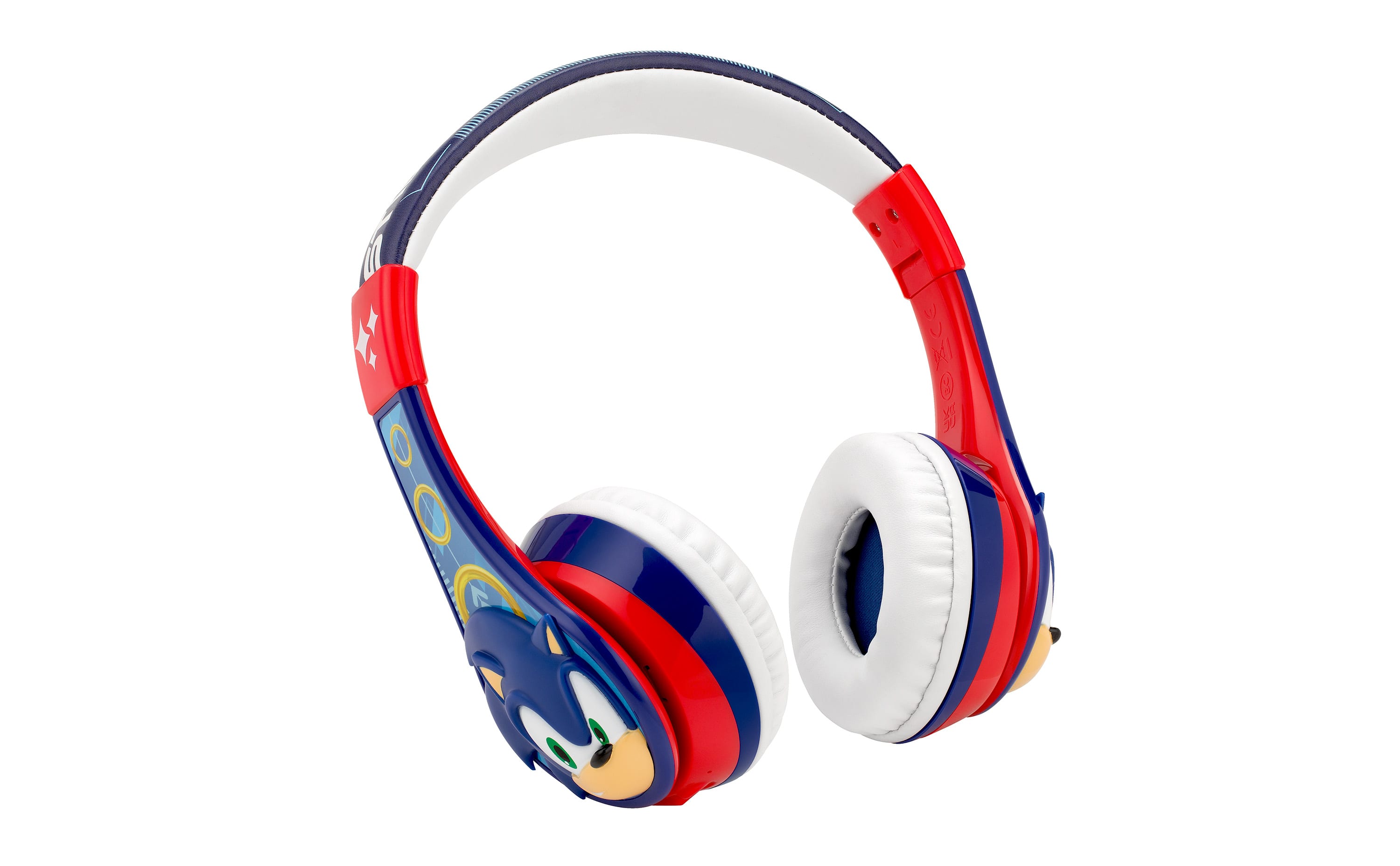 eKids Sonic Bluetooth headphones being worn by a child in a home setting