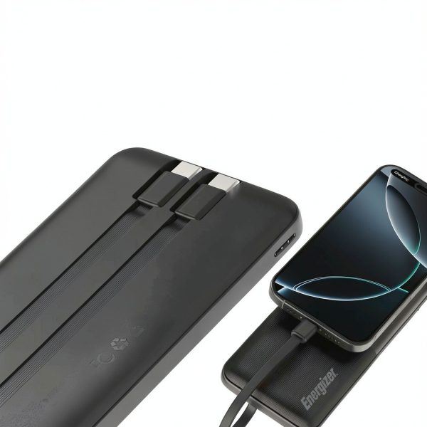 Energizer Power Bank 10000mAh Dual Built-in Cables Fast-4