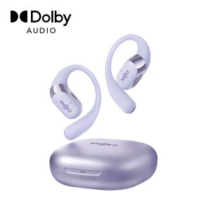 Shokz OpenFit 2+ Open Ear Wireless Earbuds Black Gray Purple-0