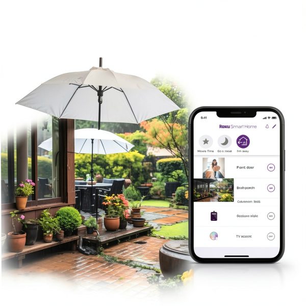 Roku Outdoor Camera Home Security Weather Resistant Wired-1