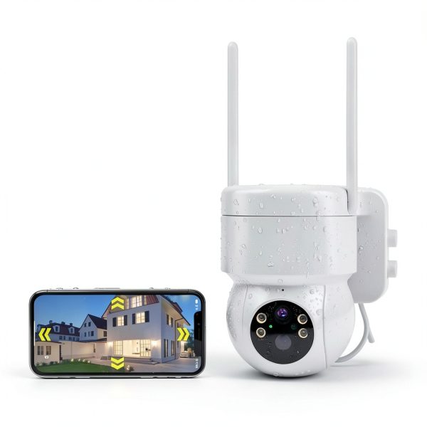 Eco4life Smart WiFi Spotlight Camera 2K HD Outdoor Security-3