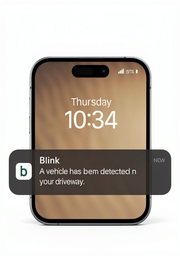 Blink Outdoor 2K+ Wireless Smart Security Camera Black White-3