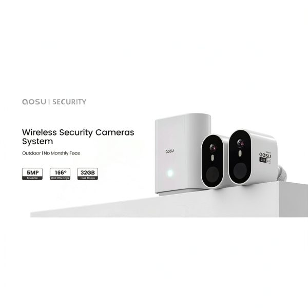 AOSU 5MP Wireless Security Camera System Outdoor Home-1
