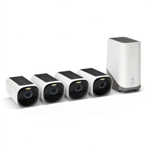 EufyCam S330 4K Solar Wireless Outdoor Security Camera Kit-0