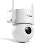 AOSU Outdoor AI Security Camera 360 Coverage Dual Night-0