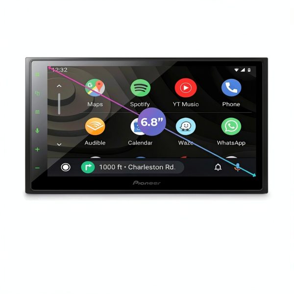 Pioneer 6.8 Inch Android Auto Apple CarPlay Bluetooth-17