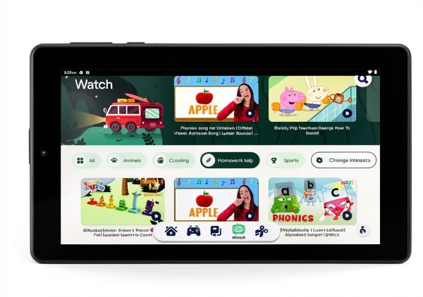 Onn 7 inch Tablet 32GB Charcoal Refurbished Excellent Surf-1