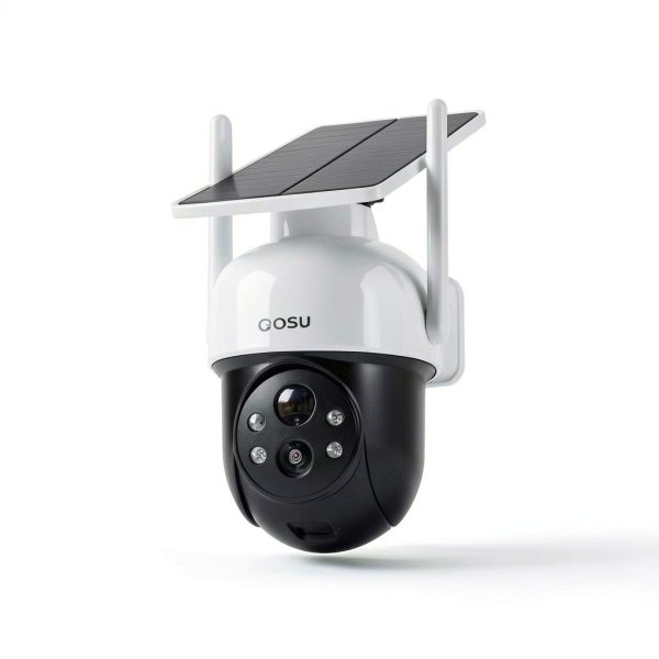 AOSU Solar Security Camera 2K QHD Outdoor Auto Tracking-1