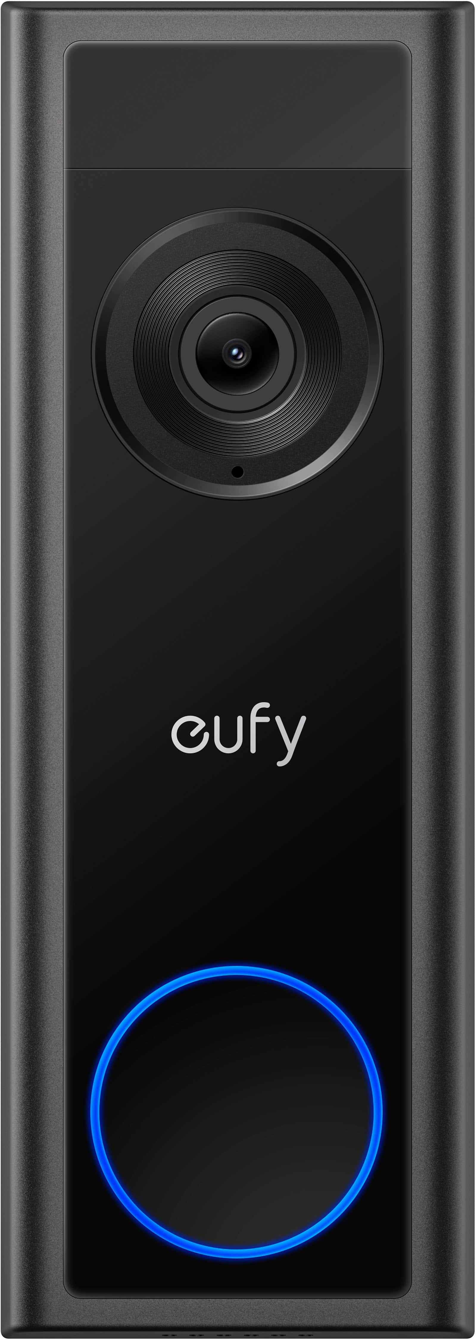 eufy C31 2K Video Doorbell mounted on a front door