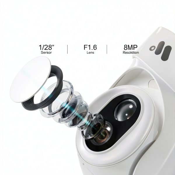 Musthome Solar Outdoor Security Cameras 4K 360 View-1
