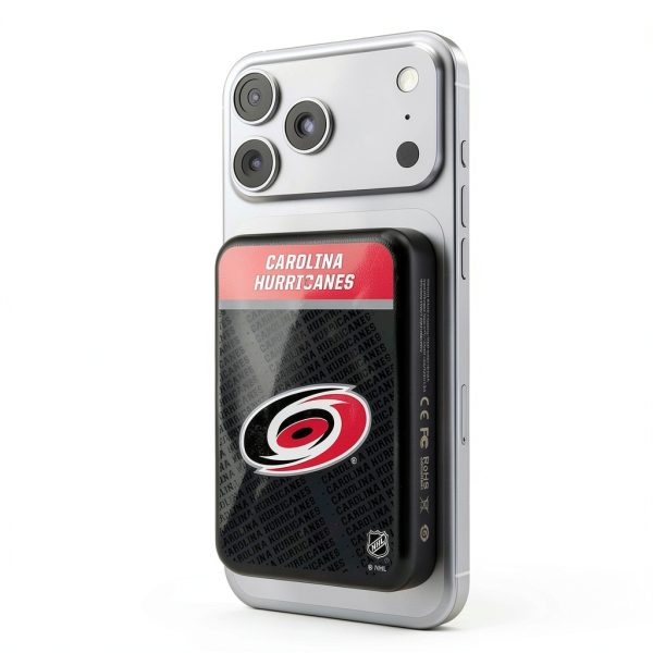 Carolina Hurricanes Wireless Power Bank Magnetic Charging-0