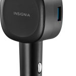 Insignia 75W Retractable Car Charger for Smartphones Tablets-0