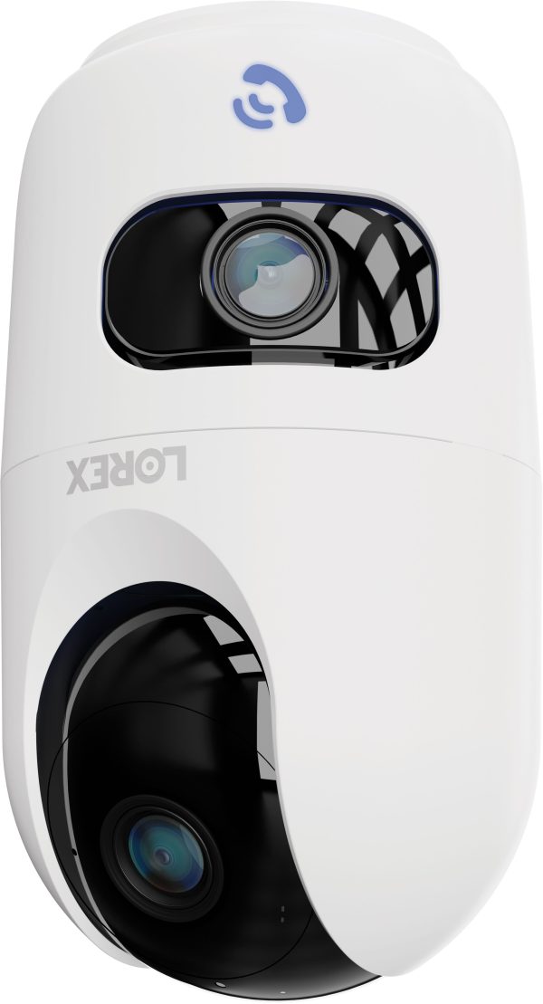 Lorex 2K Dual Lens Indoor Security Camera Pan Tilt-3
