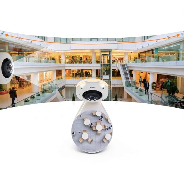 Samsung Wisenet 12MP Outdoor Fisheye Camera 360 Coverage-2