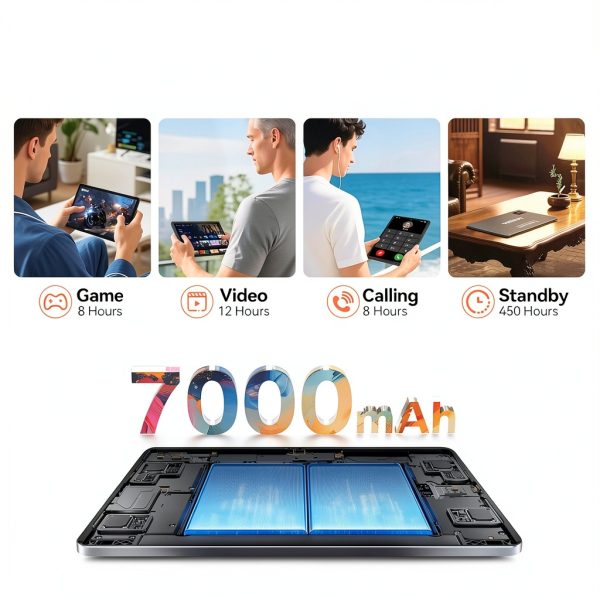MOONSTARS Android Tablet 11 Inch Octa Core 16GB RAM-4