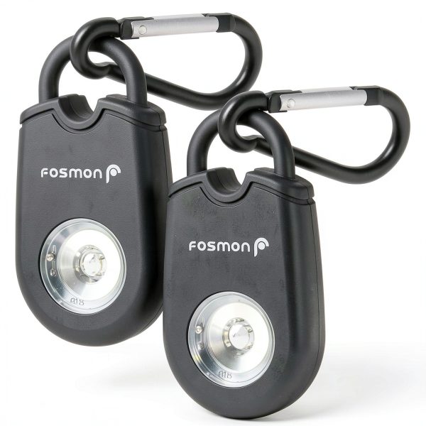 Fosmon Personal Alarm 130dB Waterproof Self Defense Keychain-0