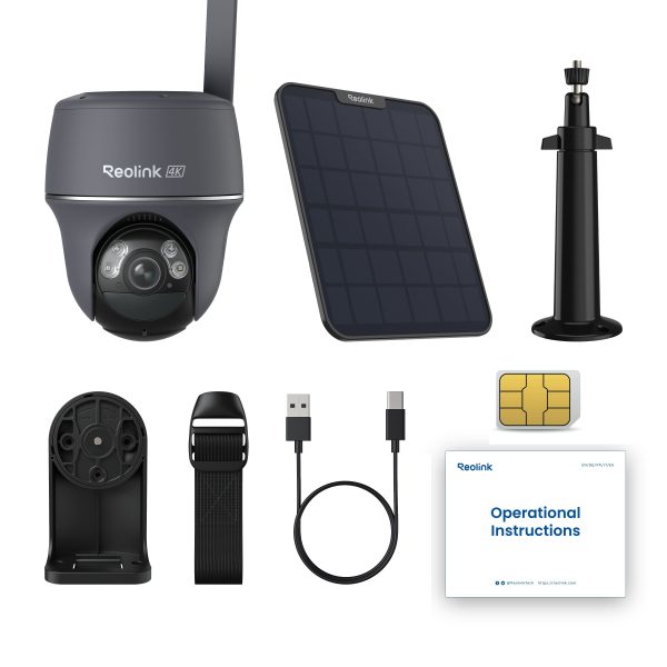 Reolink G440 4K 8MP Solar Outdoor 4G LTE Security Camera-7