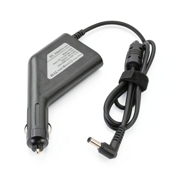 65W Laptop Car Charger Dual Port Universal Fast Charging-0