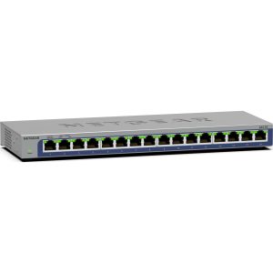 NETGEAR 16 Port Gigabit Unmanaged Ethernet Switch Gray-0