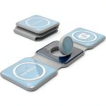 North Carolina Tar Heels 3 in 1 Foldable Charger Keyscaper-0