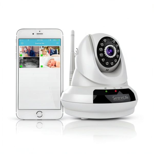 SereneLife Indoor Wireless IP Camera HD720p Motion Detection-0