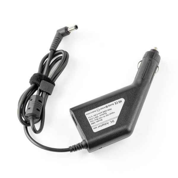 65W Laptop Car Charger Dual Port Universal Fast Charging-7