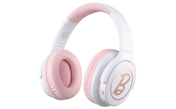 eKids Barbie Bluetooth Headphones for Kids Wireless Volume-2