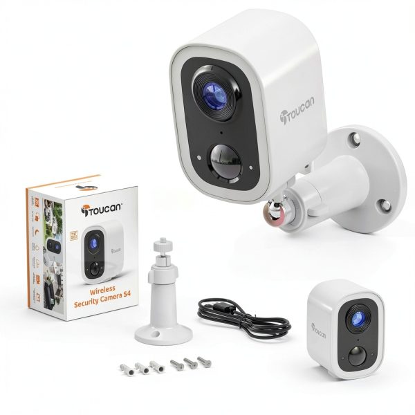 Toucan Wireless Security Camera S4 2K Motion Detection-7