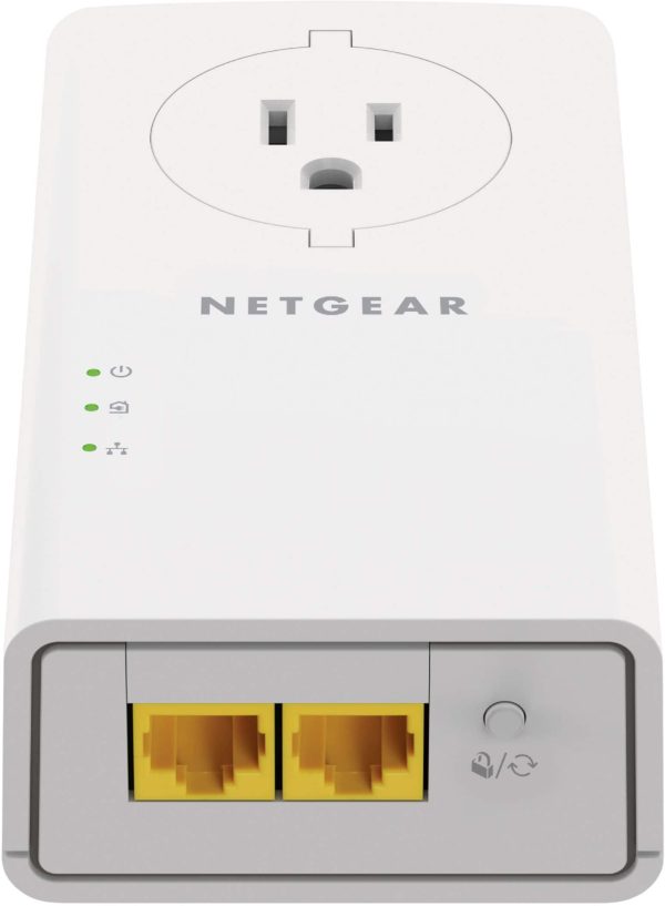 NETGEAR Powerline 2000 Extra Outlet White Home Networking-2