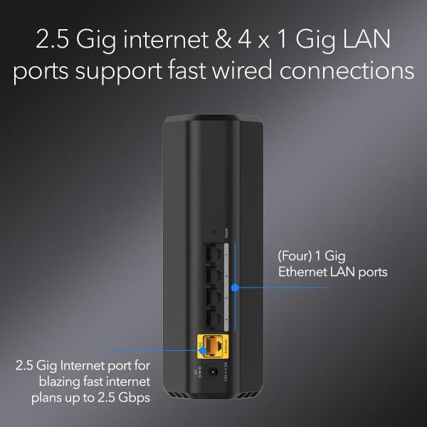 NETGEAR Nighthawk WiFi 7 Router Fast Speeds Gaming Streaming-2