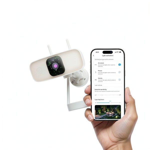 Lorex Connect 2K Floodlight Wi Fi Security Camera White-8