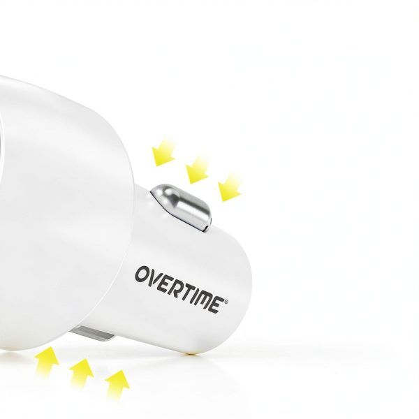 Overtime USB Car Charger Fast Dual Charging Universal-5