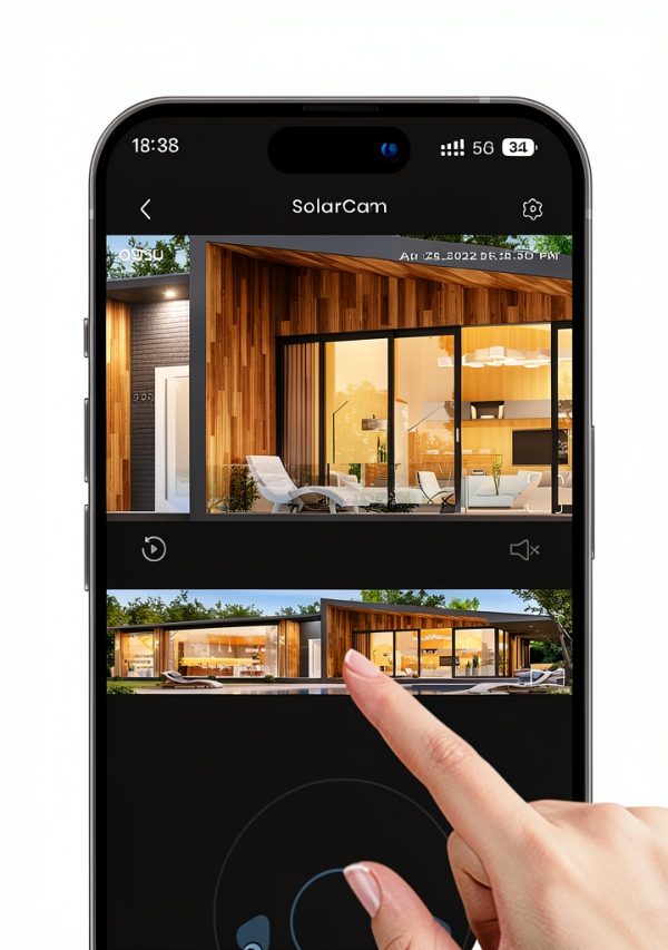AOSU Solar Camera Security Outdoor 2K Wireless Alexa-2