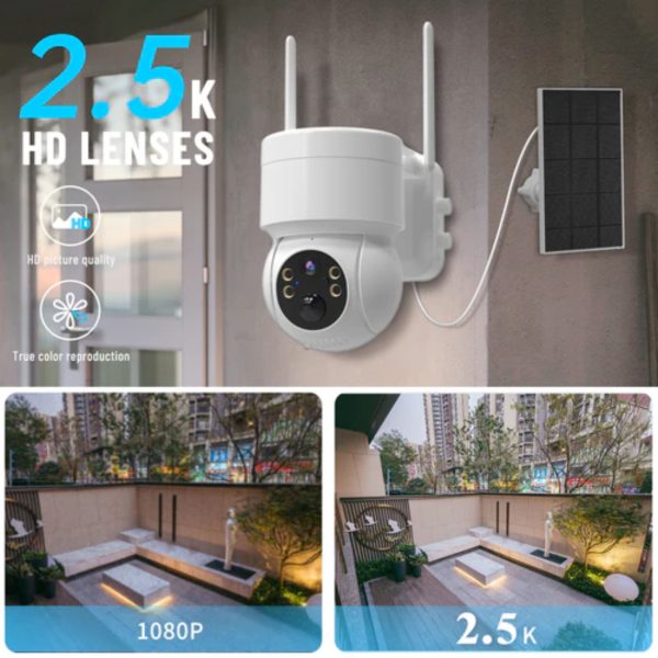 Eco4life Smart WiFi Spotlight Camera 2K HD Outdoor Security-1
