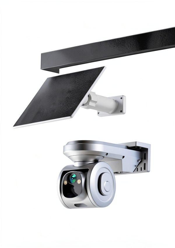 CiNMOORE 4G Cellular Pan Tilt Camera Solar Panel Security-3