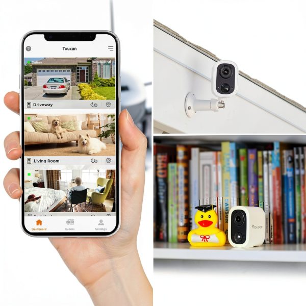 Toucan Wireless Security Camera S4 2K Motion Detection-2